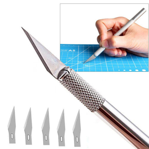 Bisturí/Cuchillo tipo lápiz + 5 repuestos - Pointer - Imagen 3
