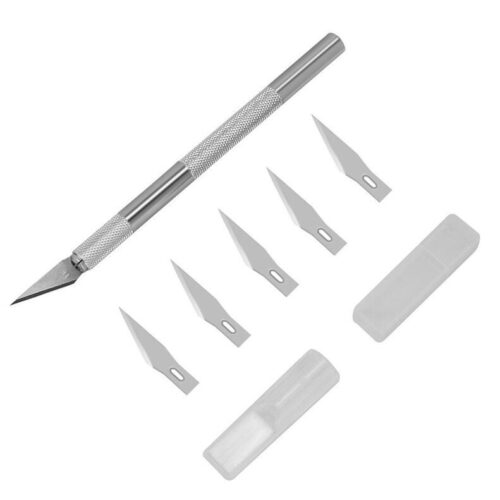Bisturí/Cuchillo tipo lápiz + 5 repuestos - Pointer - Imagen 2