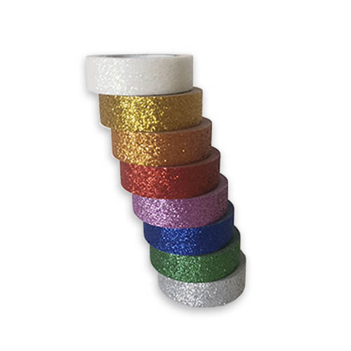 Cintas washi tape escarcha/glitter – Entre Colores y Formas